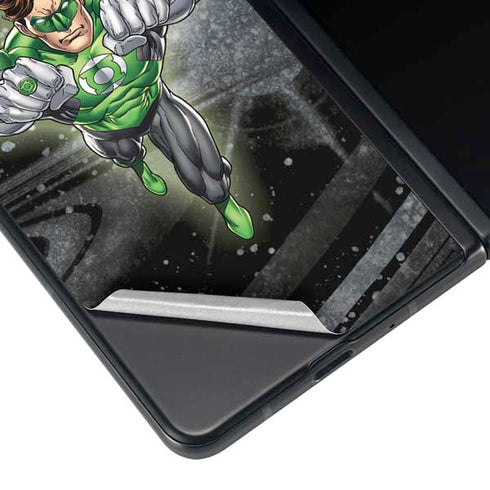 DC Comics Green Lantern Flying Action Pose Galaxy Z Fold4 5G Skin